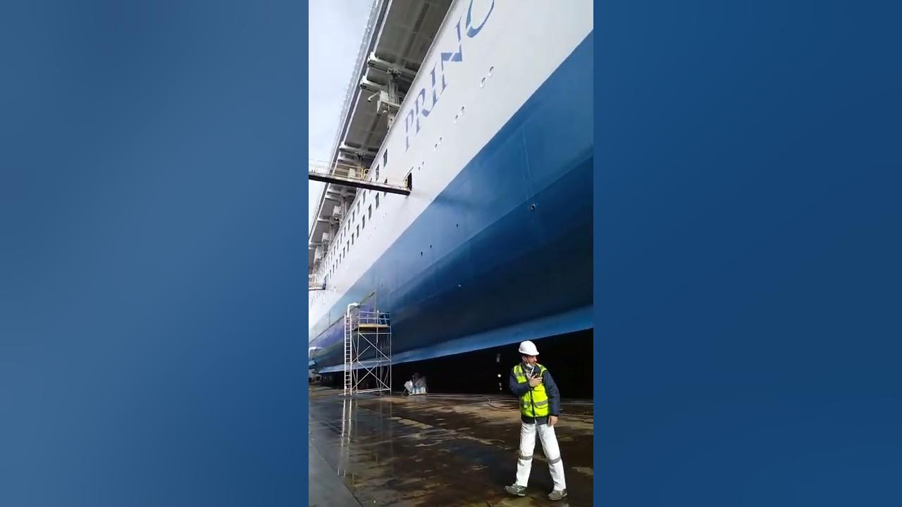 Ruby princess dry dock crew tour thanks princesscruises YouTube