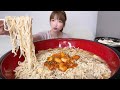 【大食い】酸辣湯麺スーラータン麺【もえあず】