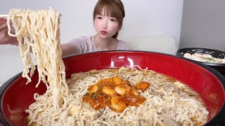 【大食い】酸辣湯麺スーラータン麺【もえあず】