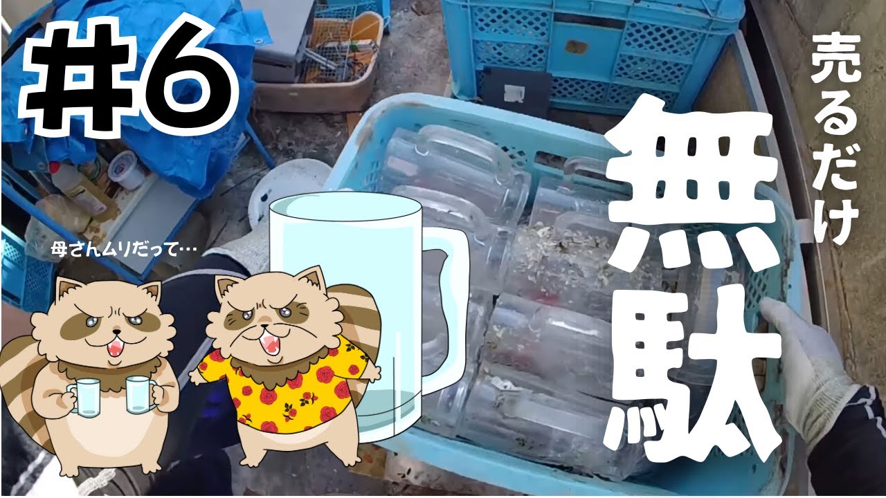 【実家片付け #6】 大量の食器を「これは売れる!!」と言い張る母｜ ゴミ屋敷の断捨離