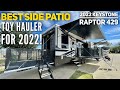 Best Side Patio Toy Hauler for 2022 | 2022 Keystone Raptor 429