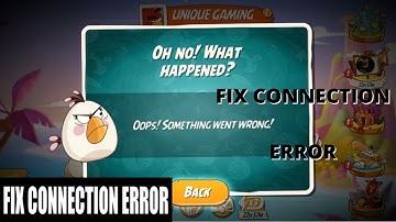 FIX CONNECTION ERROR IN ANGRY BIRDS 2 | ANGRY BIRDS 2 FIX CONNECTION ERROR | #unqab2 #angrybirds2