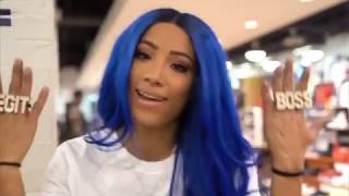 Sasha Banks Goes Sneaker Shopping With Champs Sports