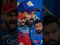 RCB vs MI: Virat kohli vs Rohit Sharma in IPL #shorts