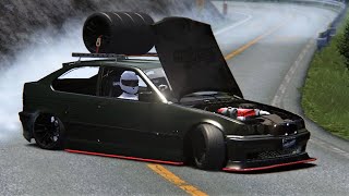 GravyGarage Street e36 Compact | Tsukuba Fruits | Assetto Corsa | Swap Drift