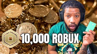 I SPENT 10,000 ROBUX ON ROBLOX SNEAKER RESELL SIM!!!