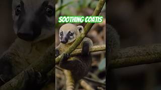Take a minute - just coatis playing in the jungle 🌿 #naturepbs #wildlife #soothing #naturesounds