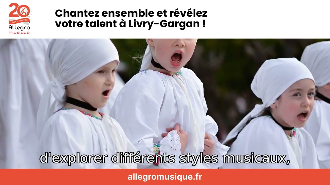 Chantez ensemble et révélez votre talent à Livry-Gargan !