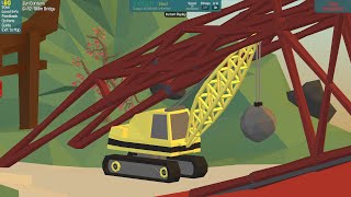3 Poly Bridge Solutions  [100m Bridge 6-12]