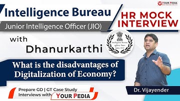 HR Mock interview for Intelligence bureau (JIO) |  IB JIO interviews Preparation with YourPedia