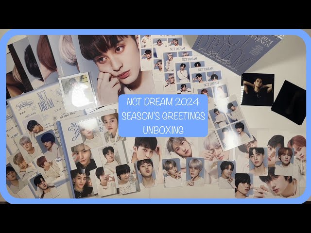 NCT Dream 2024 Season's Greetings with Ktown4u POB set Unboxing