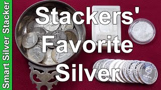 The Most Popular Types of Silver Bullion For Smart Silver Stackers