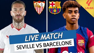 🔴 SEVILLE - BARCELONE LIVE / 🚨LA DERNIERE POUR XAVI ET LE BARCA AVANT HANSI FLICK / LIGA