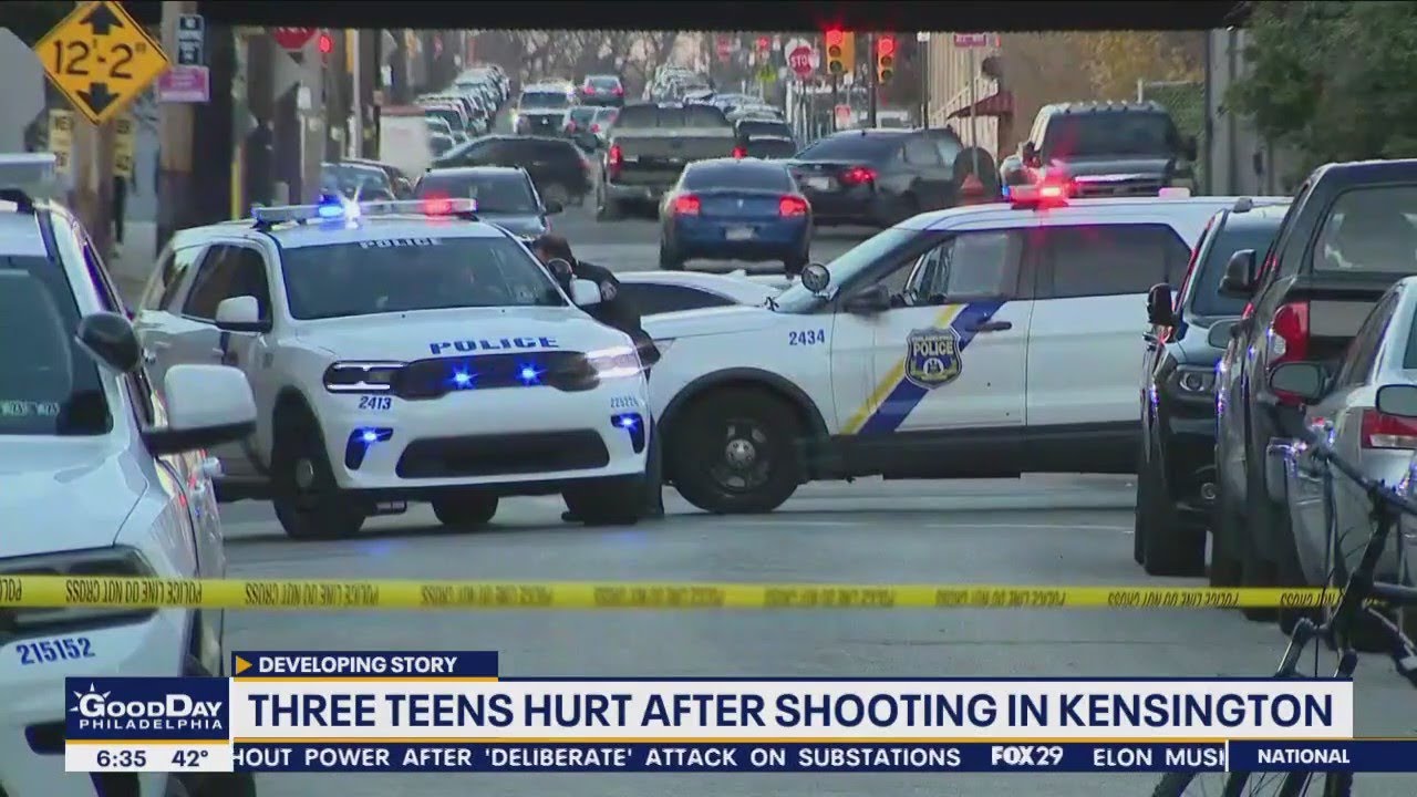 Three teens injured after shooting in Kensington - YouTube