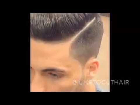 corte de cabelo na navalha masculino