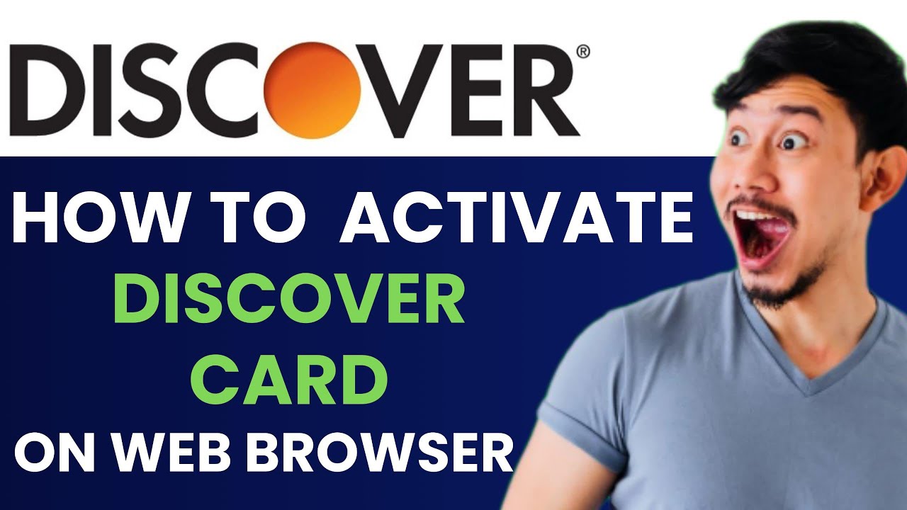 HOW TO EASILY ACTIVATE DISCOVER CARD ON WEB BROWSER 2024 - YouTube