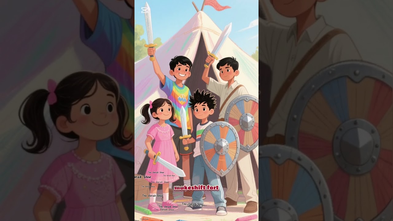 Durab Khan and his friends sharing smiles, laughter, and pure childhood vibes 💙👦👫