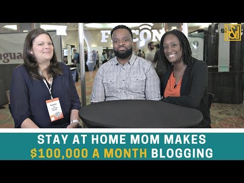 Stay at Home Mom Makes $100,000 a Month Blogging!