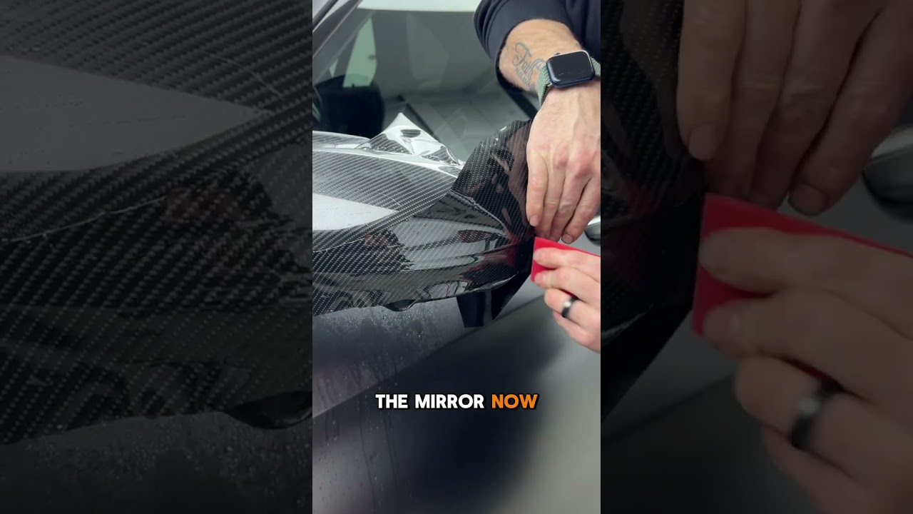 How to apply Carbon PPF to a wing mirror