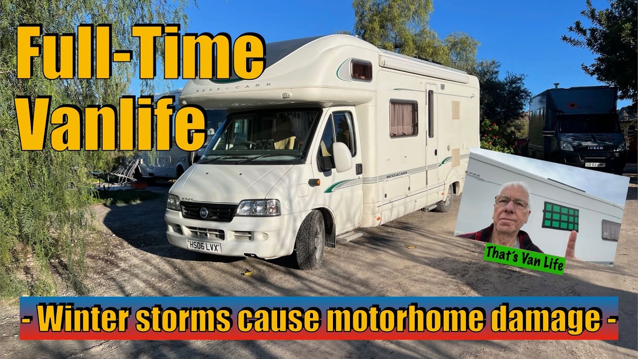 Жизнь в автодоме в Испании - Ущерб от шторма на испанском побережье.