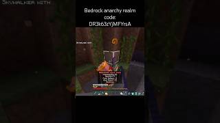 Minecraft Bedrock Anarchy Realm Code #minecraft