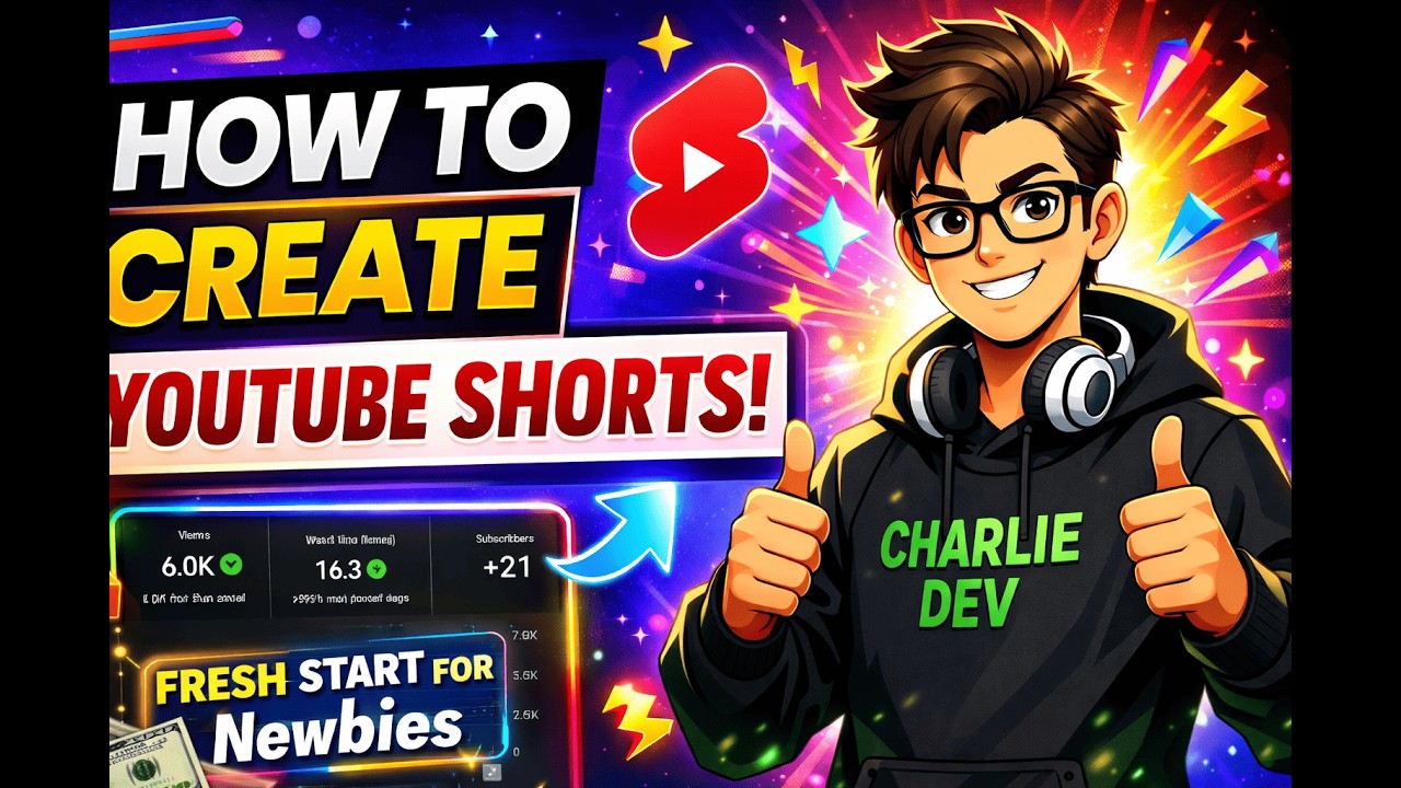 How I Create YouTube Shorts Using AI (Beginner Friendly!) - YouTube