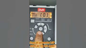 How to Copy Parameters in Danfoss VFD: Step-by-Step Guide"