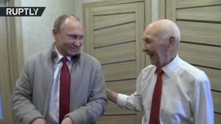 Putin visitó a su antiguo jefe en el KGB