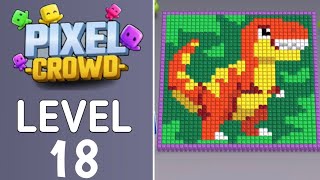 Pixel Crowd Level 18 Full Walkthrough Solution 