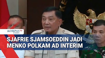 Presiden Prabowo Tunjuk Sjafrie Sjamsoeddin Jadi Menko Polkam Ad Interim