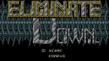 Eliminate Down "Intro Sequence" ( Sega Mega Drive / Genesis )