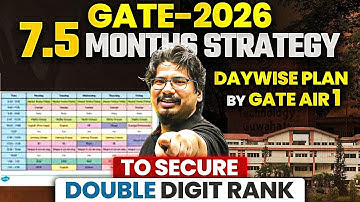 By AIR-1 | GATE-2026 Preparation Strategy For Beginners To Secure Double Digit Rank | GATE Roadmap