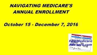 Navigating Medicare Annual Enrollment Period