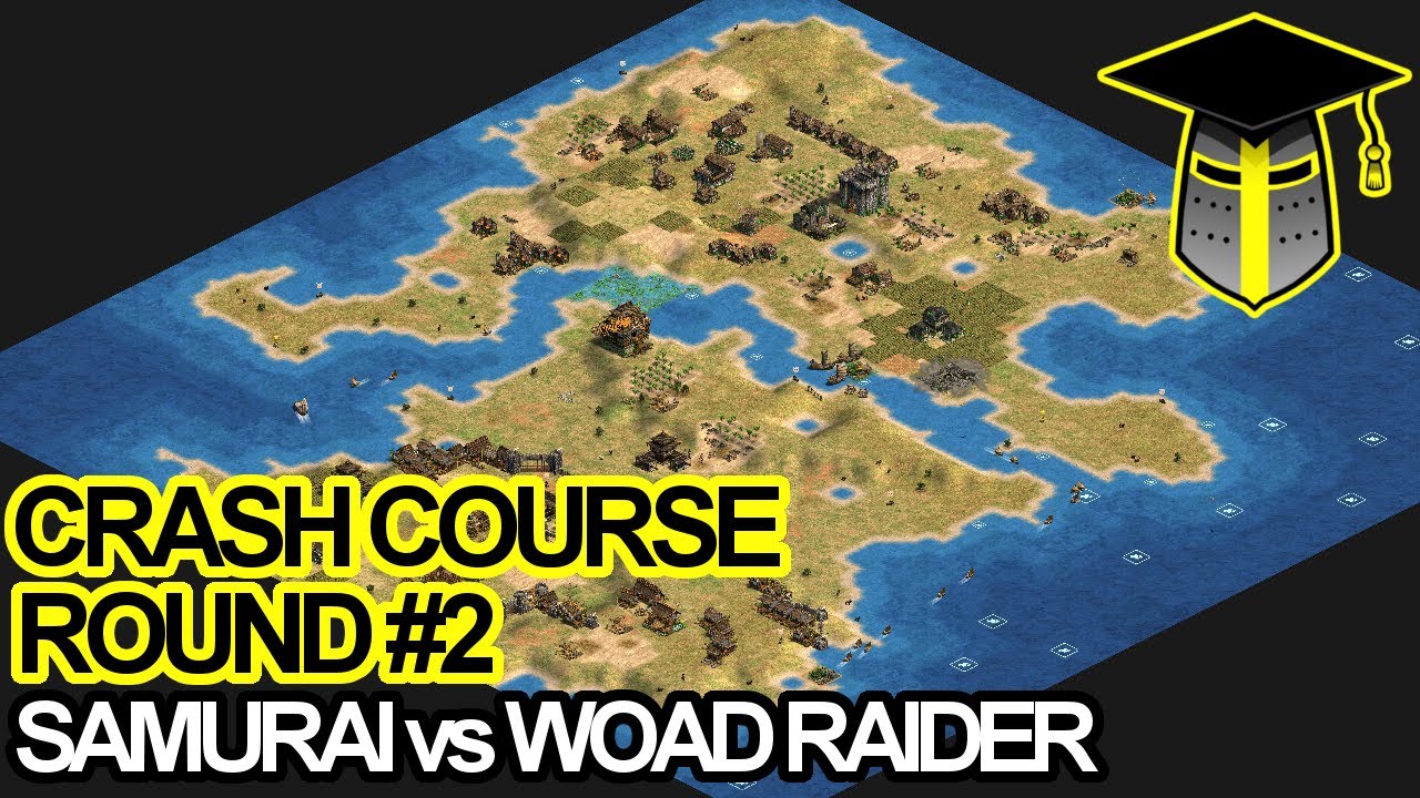 Samurai v Woad Raider (Round 2) | AoE2 Crash Course - Beginner Tournament Challenge