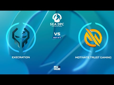Execration Vs Motivate Trust Gaming Dpc Sea 21 22 Bo3 Game 1 Lex 4ce Youtube