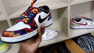 Nike Air Jordan 1 low multicolor sneakers #shoes #sneakers2022 #trending