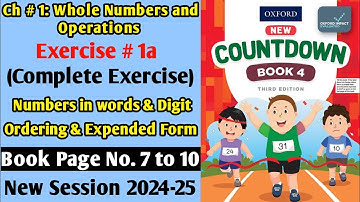 Exercise 1a Oxford New Countdown Grade 4 | Iqra Zahra
