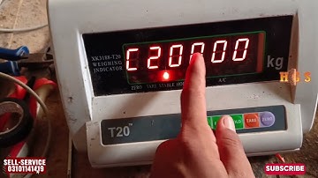 T20 weight machine calibrate 📟 calibrate | #electrical #weightmachine #kitchenscale haji @haji-14