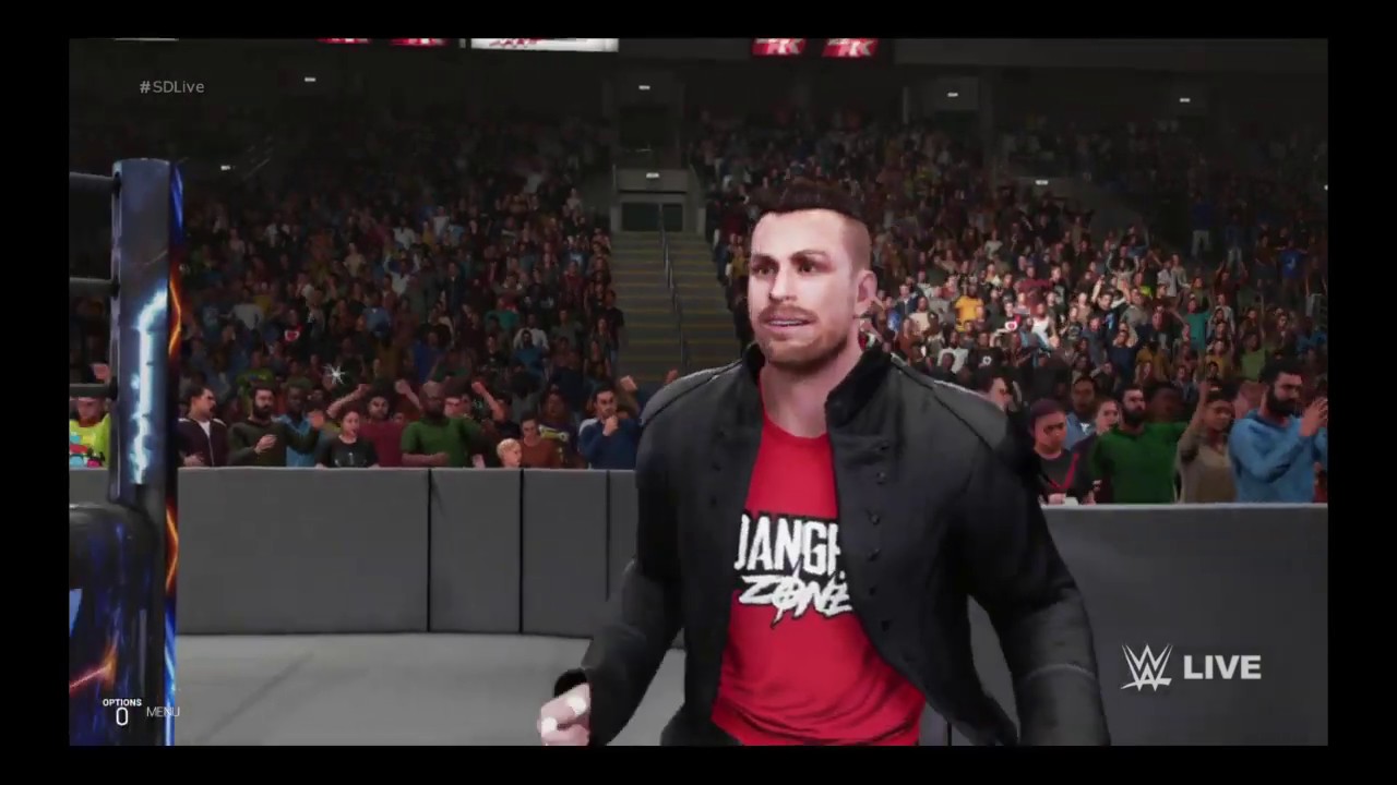 WWE 2K19 Chris Emerson vs. Chris Danger vs. Chris Page Over The Top Rope (SmackDown LIVE