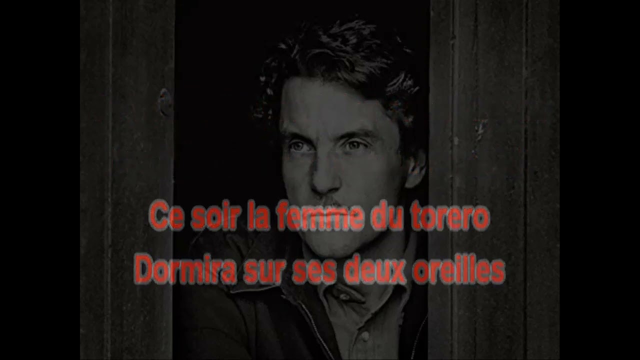 La corrida KARAOKE by FRANCIS CABREL ( lucien depuydt karaoke )