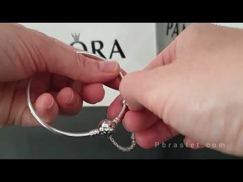 Как открыть жесткий браслет Pandora