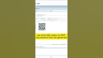 Creating a QR Code in ABAP  #abap #sap #qrcode #qr
