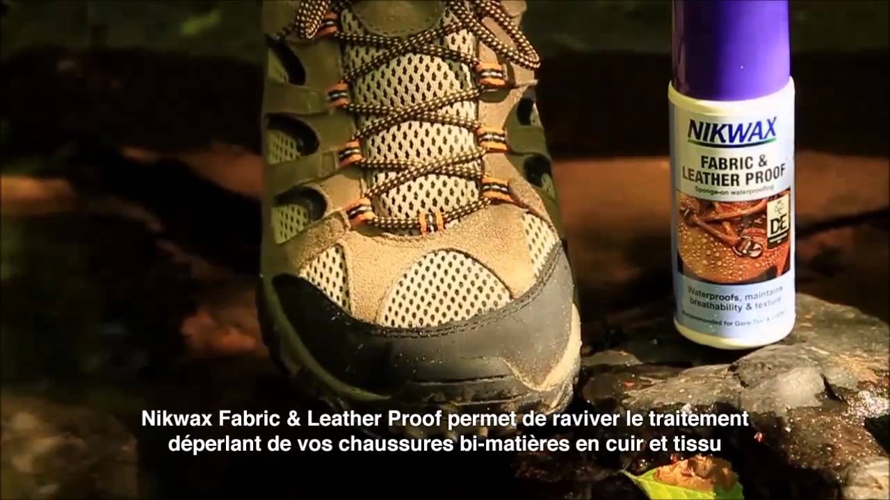 Imperméabilisant pour chaussures Fabric & Leather Proof - Nikwax 