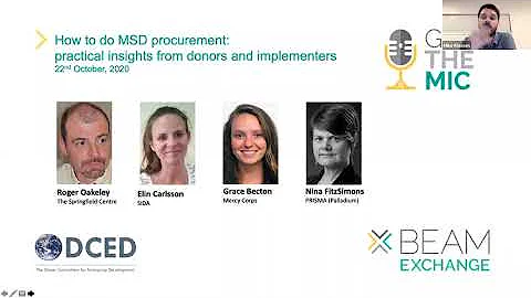 How to do MSD procurement: practical insights from donors and implementers