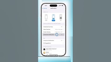 How to customize notification summaries on iPhone