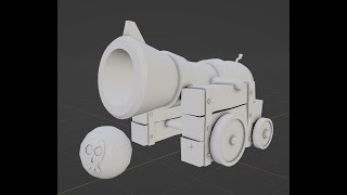 Cannon Modeling Timelapse
