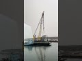 Chesapeake 1000 heavy lift Cape Cod, Massachusetts #donjonmarine #heavylift #crane #snow #tugboat