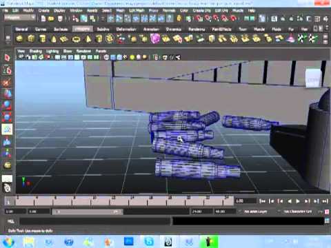 autodesk maya model - 13 - progress