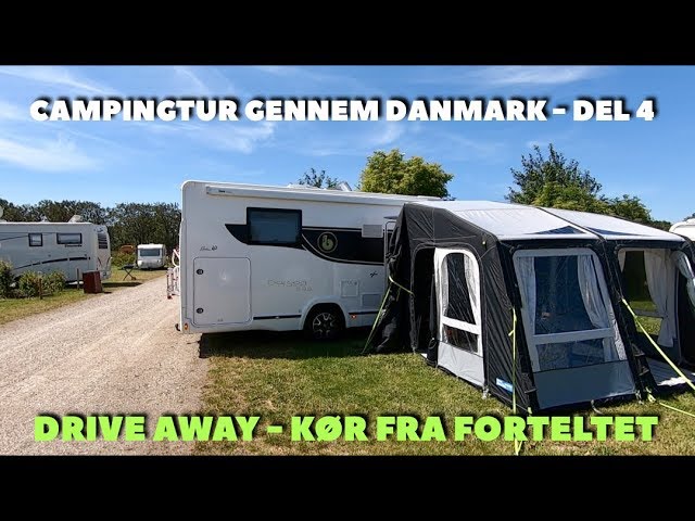 Autocampertur gennem Danmark - Kampa Drive-away luft fortelt - Del 4