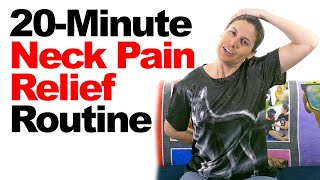 20-Minute Neck Pain Relief Routine with Real-Time Stretches \& Exercises